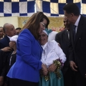 غادة والى وزيرة التضامن خلال إفتتاح الحضانة الدامجة بالمطرية
