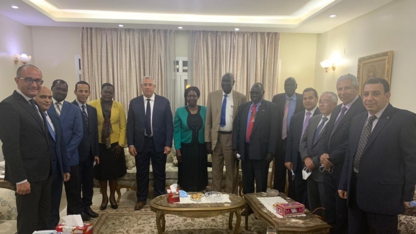 وزير الزراعة يبحث آفاق التعاون الزراعي بين مصر وجنوب السودان