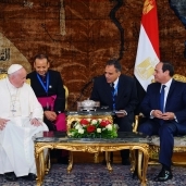 الرئيس عبد الفتاح السيسى وبابا الفاتيكان