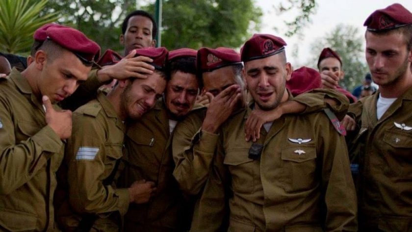 بكاء جنود الاحتلال الإسرائيلي