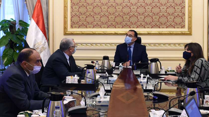 رئيس الوزراء دكتور مصطفى مدبولي في اجتماع مع وزير الزراعية