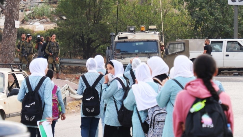 طلاب مدارس في فلسطين - أرشيفية
