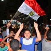 جانب من فرحة أهالى مطروح بالشوارع لصعود مصر لكأس العالم