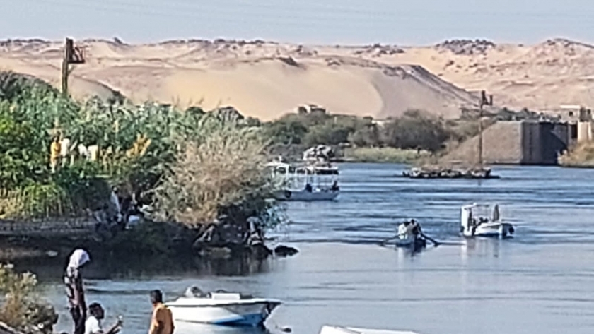 البحث عن الجثامين بنهر النيل
