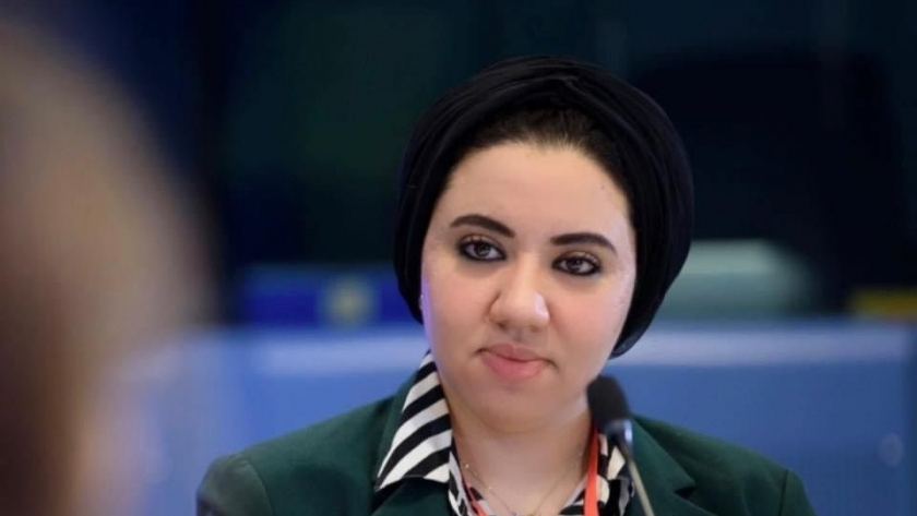 أميرة صابر عضو مجلس أمناء الحوار الوطني
