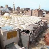 عملية ترميم مسجد زغلول بمدينة رشيد