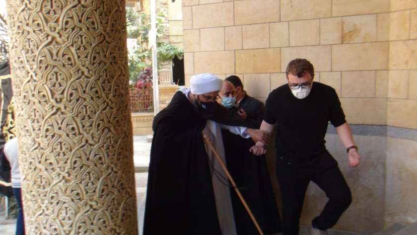 الحبيب علي الجفري في جنازة الدكتورة عبلة الكحلاوي