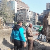 رئيس حي العجوزة يتابع توسعه شارع" جامعة الدول" لبدء اعمال مترو الانفاق