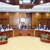 اللجنة العليا لتحويل مصر إلى مركز للطاقة أثناء اجتماعها