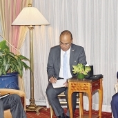 الرئيس السيسى خلال لقائه مع رئيس البنك الدولى
