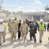 قيادات الهيئة الهندسية للقوات المسلحة في زيارة سابقة لسيناء