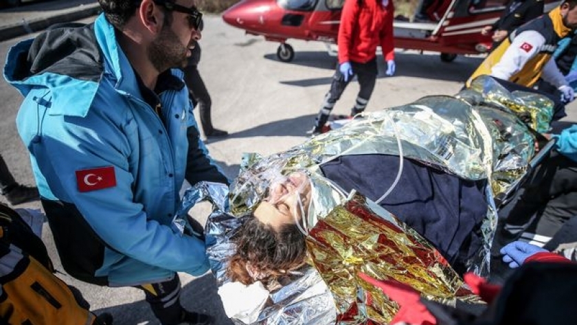 إحدى ضحايا زلزال تركيا