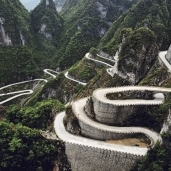 طريق جبل تيانمن في الصين