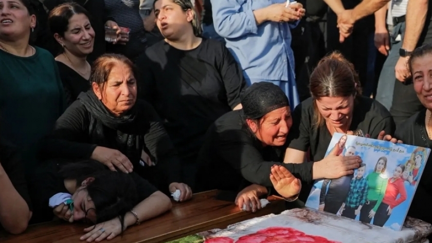 جنازة ضحايا حفل زفاف نينوى