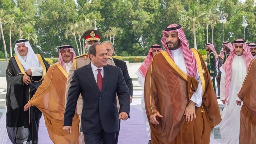 السيسي وولي عهد السعودية