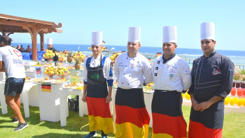 احتفالات العيد الوطني لألمانيا بشواطيء مرسى علم