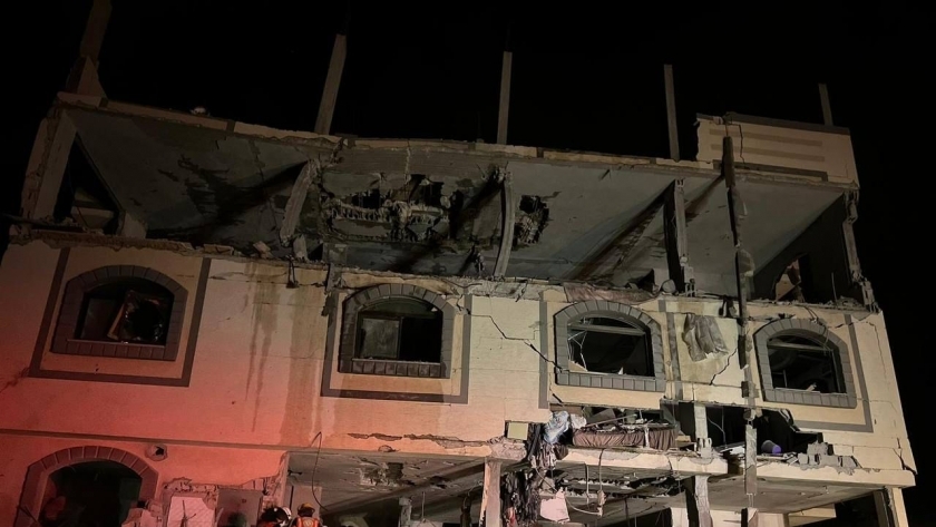 قوات الاحتلال تقصف كنيسة الروم في غزة