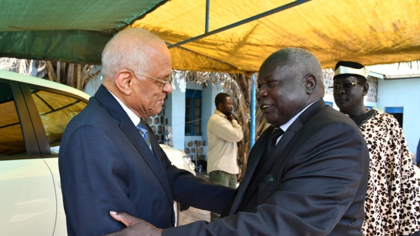 عبد العال يلتقى رئيس مجلس الولايات بالإنابة فى جنوب السودان