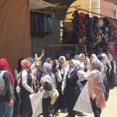 تظاهرات طلاب أولي ثانوي بسوهاج