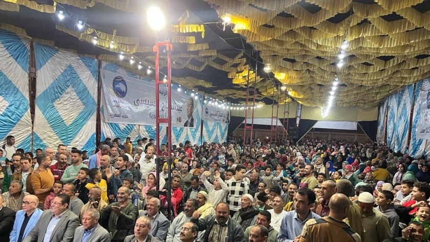 مؤتمر شعبي حاشد لـ«مستقبل وطن» ببني سويف لتأييد المرشح عبد الفتاح السيسي
