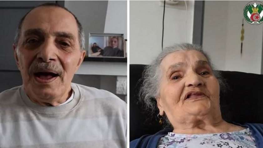 الجزائري عبد الرحمن ووالدته يمينة
