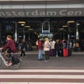 محطة القطارات في أمستردام