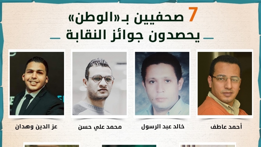 7 زملاء بـ«الوطن» يحصدون جوائز مسابقة «الصحافة المصرية 2020»