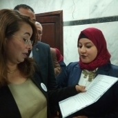 وزيرة التضامن الاجتماعي في الاسكندرية