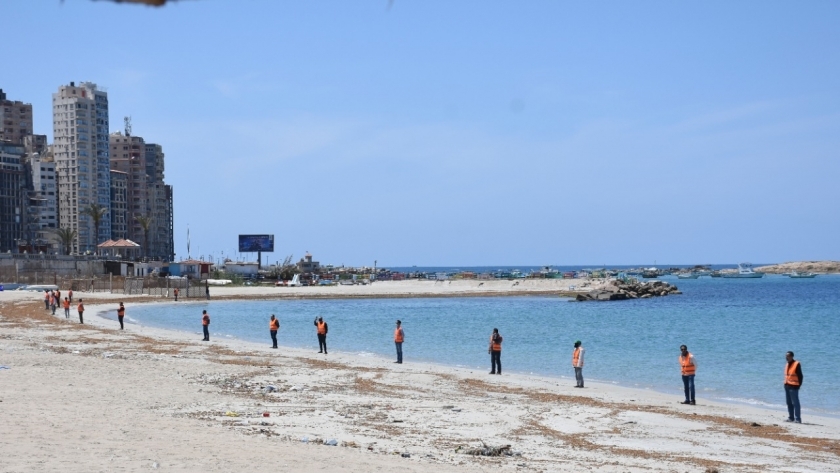 شواطئ الإسكندرية اليوم