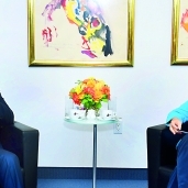 الرئيس السيسى والمستشارة الالمانية فى لقاء سابق