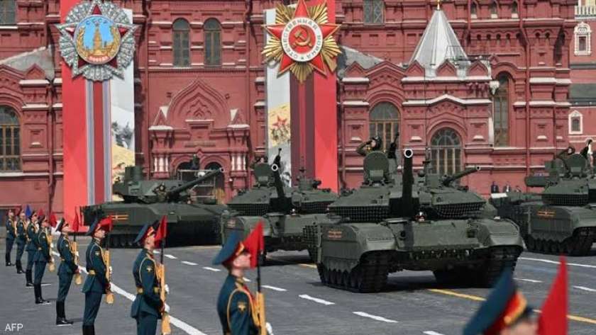 عرض عسكري فى الميدان الأحمر بروسيا