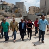 محافظ الإسكندرية الإنتهاء من أعمال تطوير نفق كليوباترا خلال ١٥ يوم 