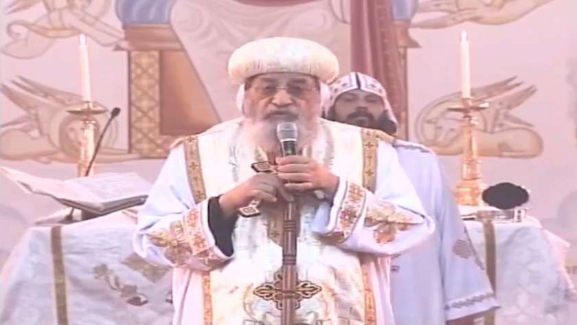 صور.. البابا يصلي جمعة ختام الصوم.. ويتبع الإجراءات الوقائية