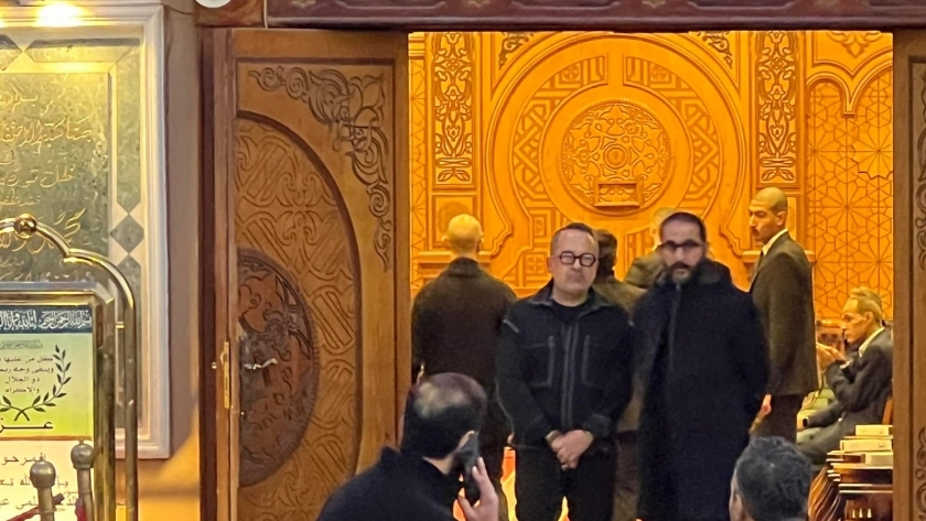 أحمد حلمي داخل مسجد الشرطة