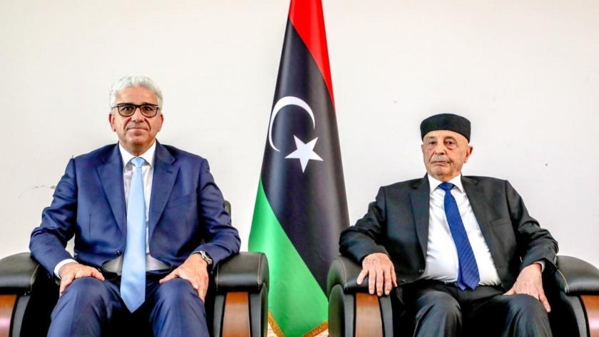 رئيس البرلمان الليبي وباشاغا
