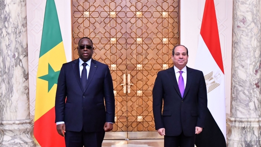 الرئيس السيسي ونظيره السنغالي