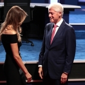 بيل كلينتون وزوجة ترامب