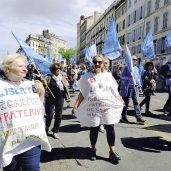 مظاهرات وإضراب للموظفين فى فرنسا لرفض تحديث قانون العمل
