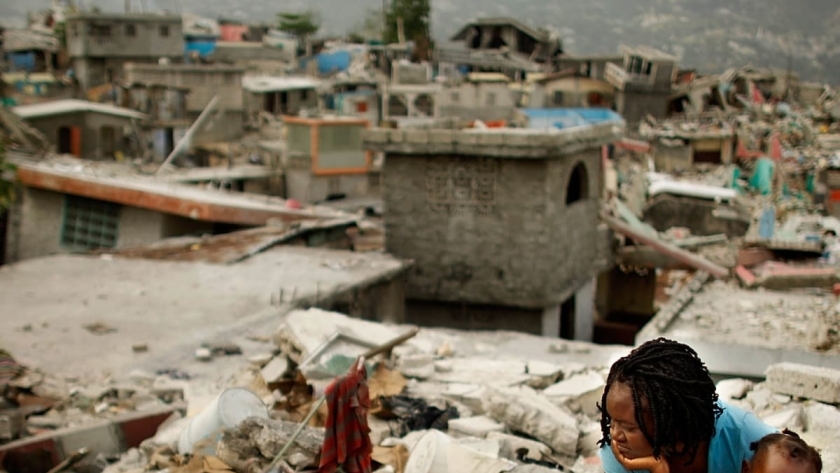 آثار زلزال هايتي