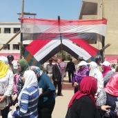 إقبال الناخبين على لجان شبرا الخيمة