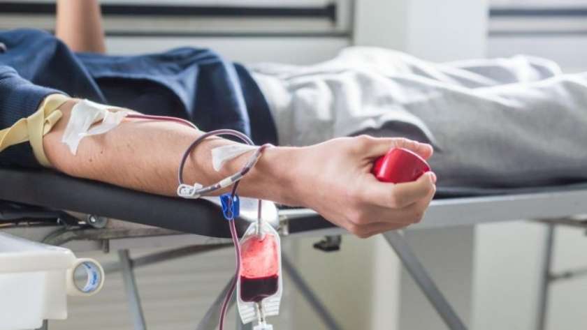 عملية التبرع بالدم