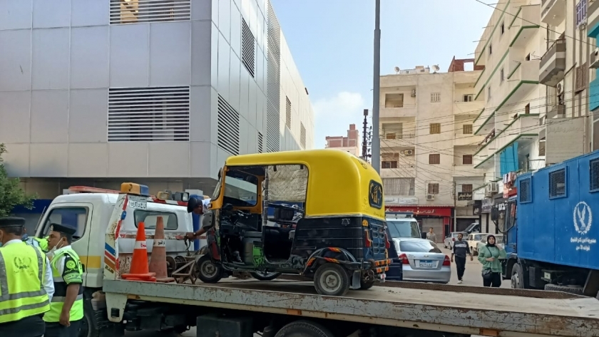 حملات مرورية  في كفر الشيخ