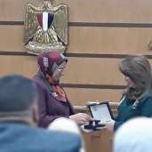 وزيرة التضامن الاجتماعي تكرم فريق التدخل السريع بالإسكندرية