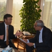 جانب من لقاء وزير التجارة مع السفير اليابانى