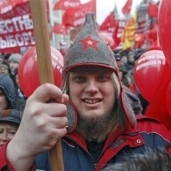 إحدى مسيرات الحزب الشيوعي الروسي