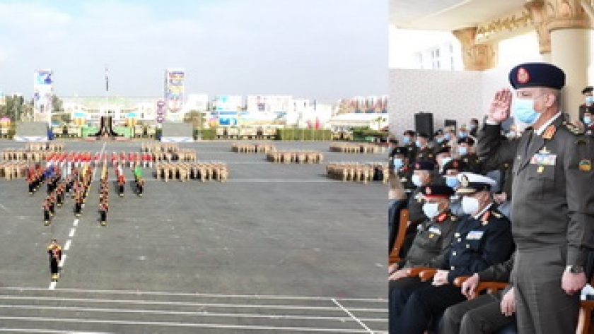 وزير الدفاع يشهد حفل انتهاء الإعداد لطلاب الكليات العسكرية (صور)