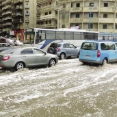 ثلوج وأمطار غزيرة سقطت على الإسكندرية