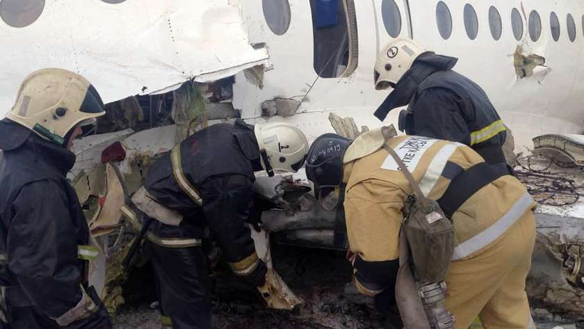 تحطم طائرة ركاب في كازاخستان