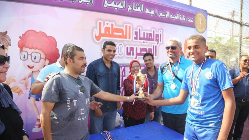 الفائزون في أولمبياد الطفل المصري