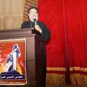 وكيل مطرانية كفر الشيخ خلال كلمته بمؤتمر المراة